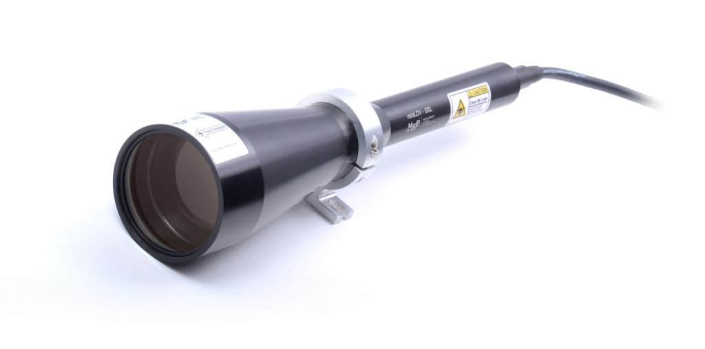 A close-up image of the front of the mini LDV G5L by MSE.